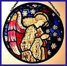 William Morris - Praying Angel Roundelette