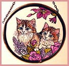 Kittens and Roses - Roundelettes