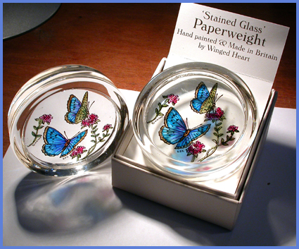 'Stained Glass' Paperweights