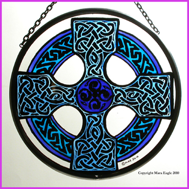 Celtic Cross - Blue