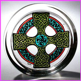 Celtic Cross - Green