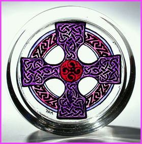 Celtic Cross - Mauve