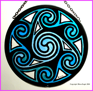 Celtic Swirls - Blue