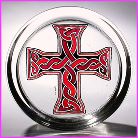 Donegal Cross - Red Paperweight