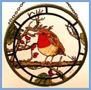 Fat Robin- 4" Roundel