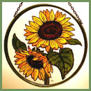 Sunflowers - 6" Roundel