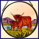 Highland Cattle - Roundel