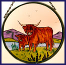 Highland Cattle - Roundel