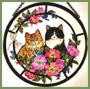 Kittens & Roses - 6" Roundel