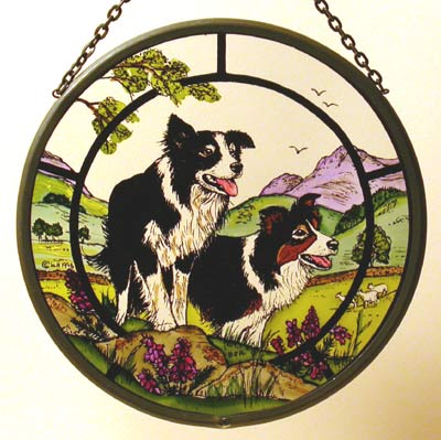 Collie Dogs -  6" Roundel