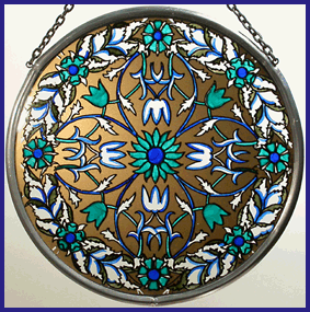 William Morris - Decorative Art - Blue Persian Motif