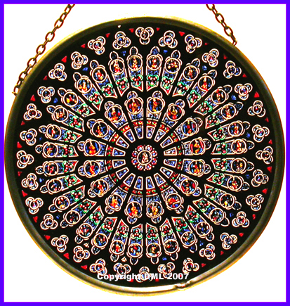 'Notre Dame Cathedral, Paris - North Rose Window'