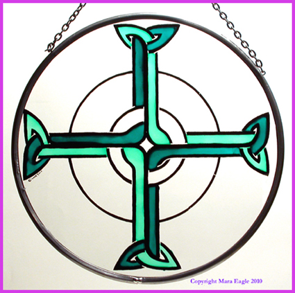 Offaly Cross - Green 8" Roundel 