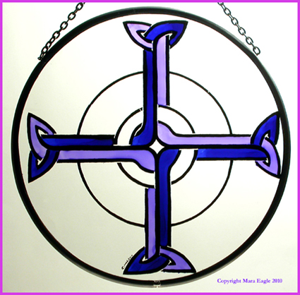 Offaly Cross - Mauve 8" Roundel