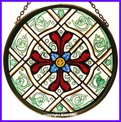 'Notre Dame Cathedral, Paris - Red Cross Motif