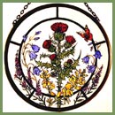 Scottish Flowers - 6" Roundel