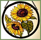 Sunflowers - Roundelette