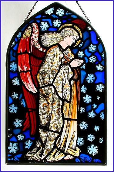 Pre-Raphaelite - Angel Praying Panel