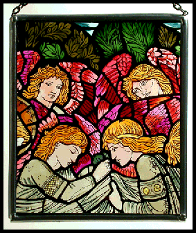 Winchester Cathedral - Angels from the Nativity Window 