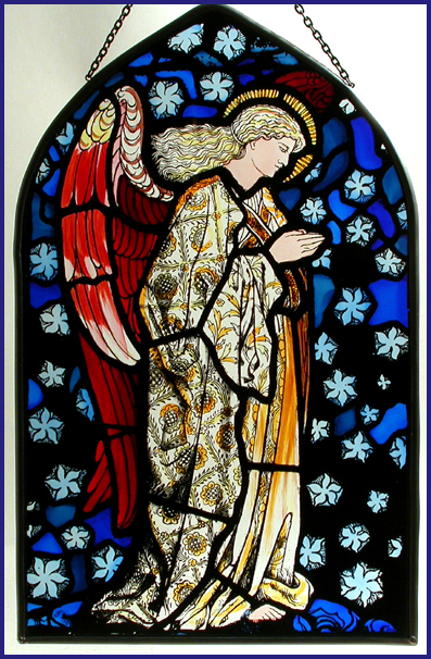 William Morris - Praying Angel Panel