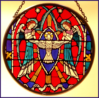 'Washington National Cathedral - Angel of the Annunciation' in Roundel presentation