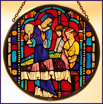 'Washington National Cathedral - Detail from Florence Nightingale window' 