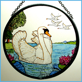 Mute Swan 6" Roundel