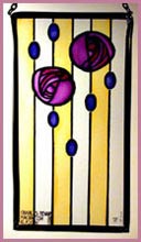 Art School Roses Mauve - Small Panel