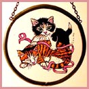 Kittens and Ribbons - Roundelettes