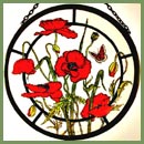 Meadow Poppies -  6" Roundel