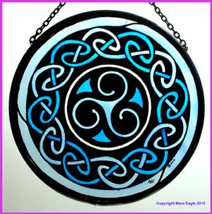 Breton Triskele - Blue 6