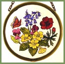 Woodland Flowers - 4" Roundel