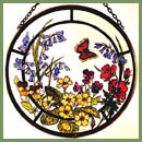 Woodland Flowers -  6" Roundel